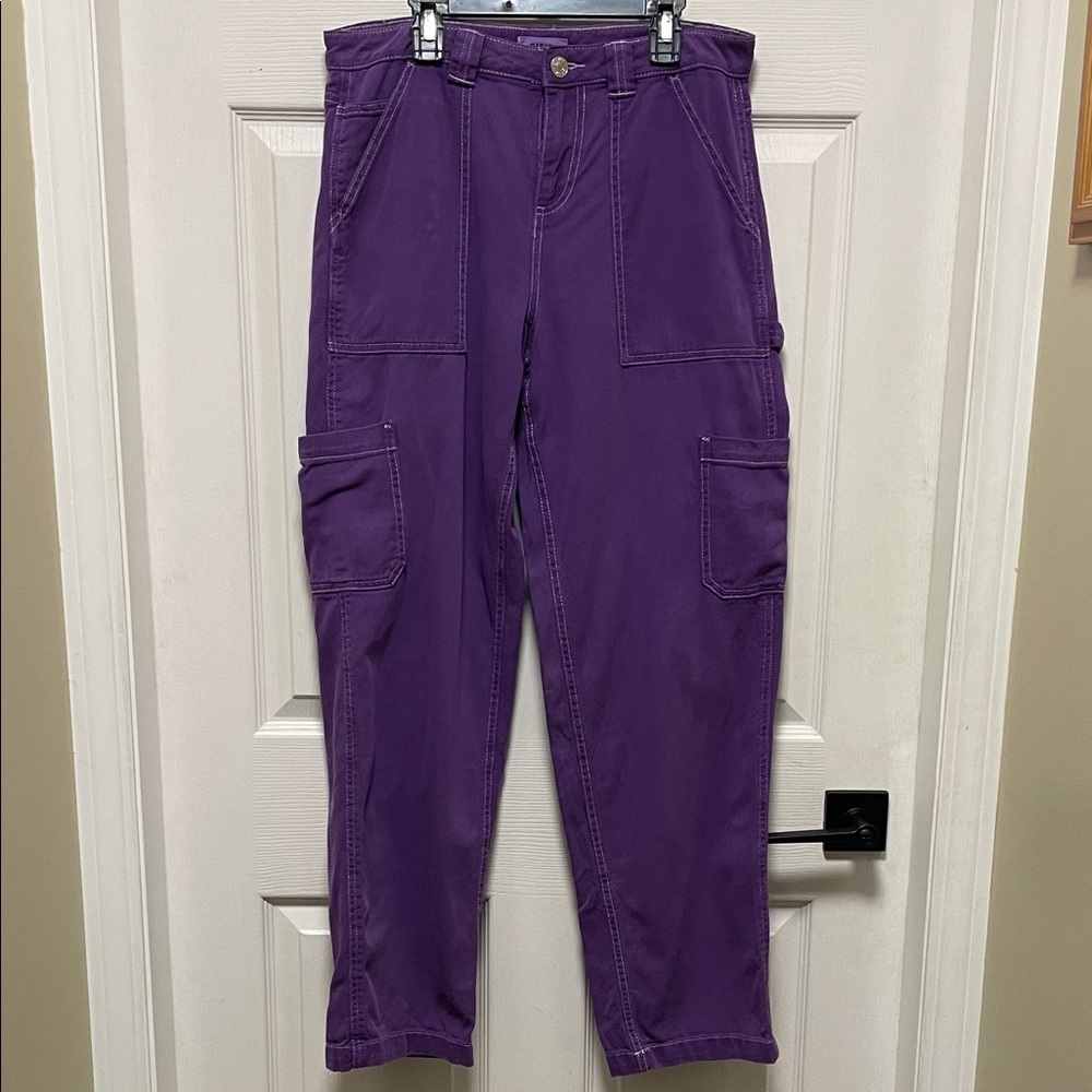 Garage | Dani | Carpenter | Utility | Purple | Denim | Cotton | Pants | Size 5
